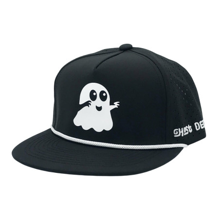 Cappello snapback Ghost Detail Nero con finiture bianche