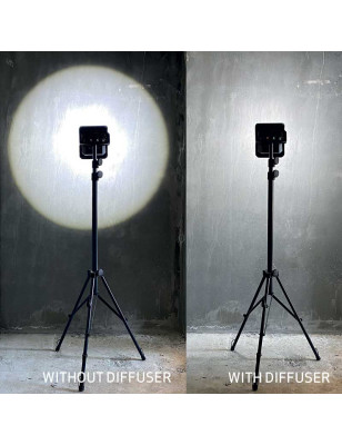 Scangrip differenza luce con diffusore