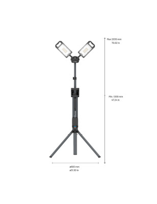 Scangrip TOWER 8 CONNECT 03.6107C - faro 320 LED 8000 lumen