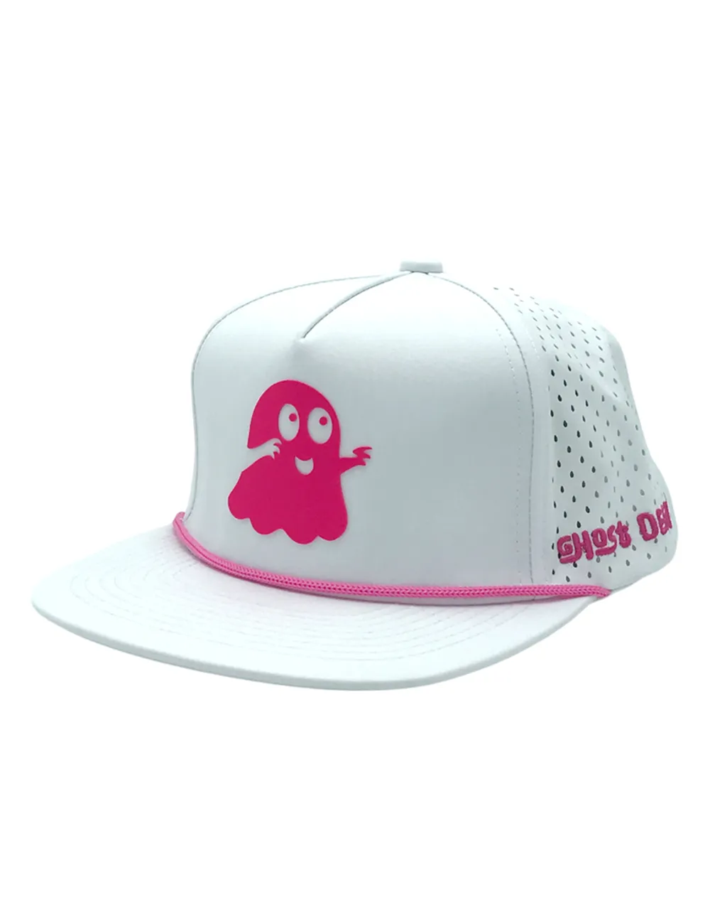 Cappello Ghost Bianco/Fucsia