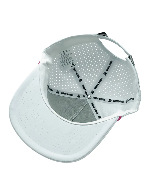 Cappello Ghost Bianco/Fucsia