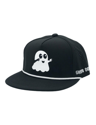 Cappello snapback Ghost Detail Nero con finiture bianche