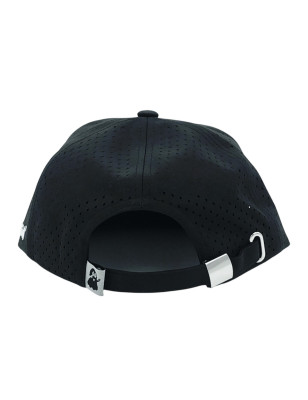 Cappello snapback Ghost Detail Nero con finiture bianche (retro)