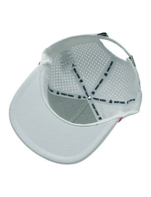 Cappello snapback Ghost Detail bianco e fucsia. (interno)
