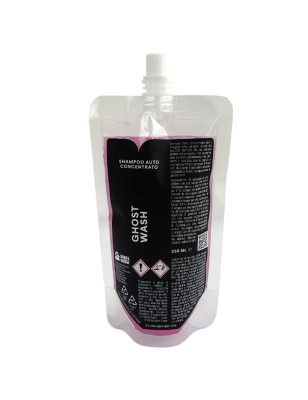 Ghost Wash 250ml - Shampoo concentrato per lavaggio esterno auto e moto.