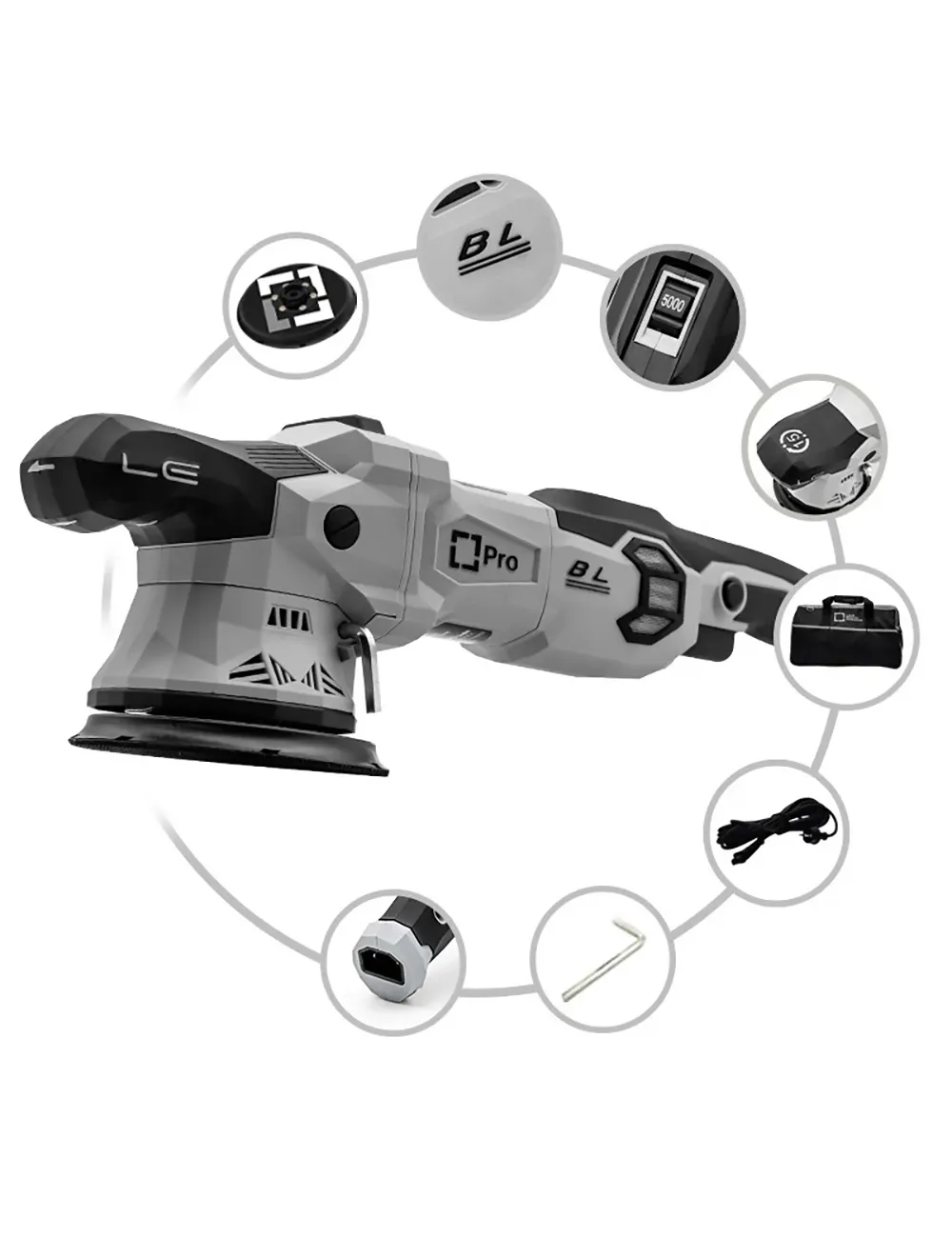 Liquid Elements T4500 PRO – Lucidatrice Eccentrica Ø125mm