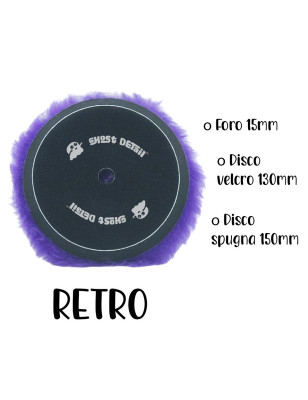 Tampone lucidatura in lana (retro)